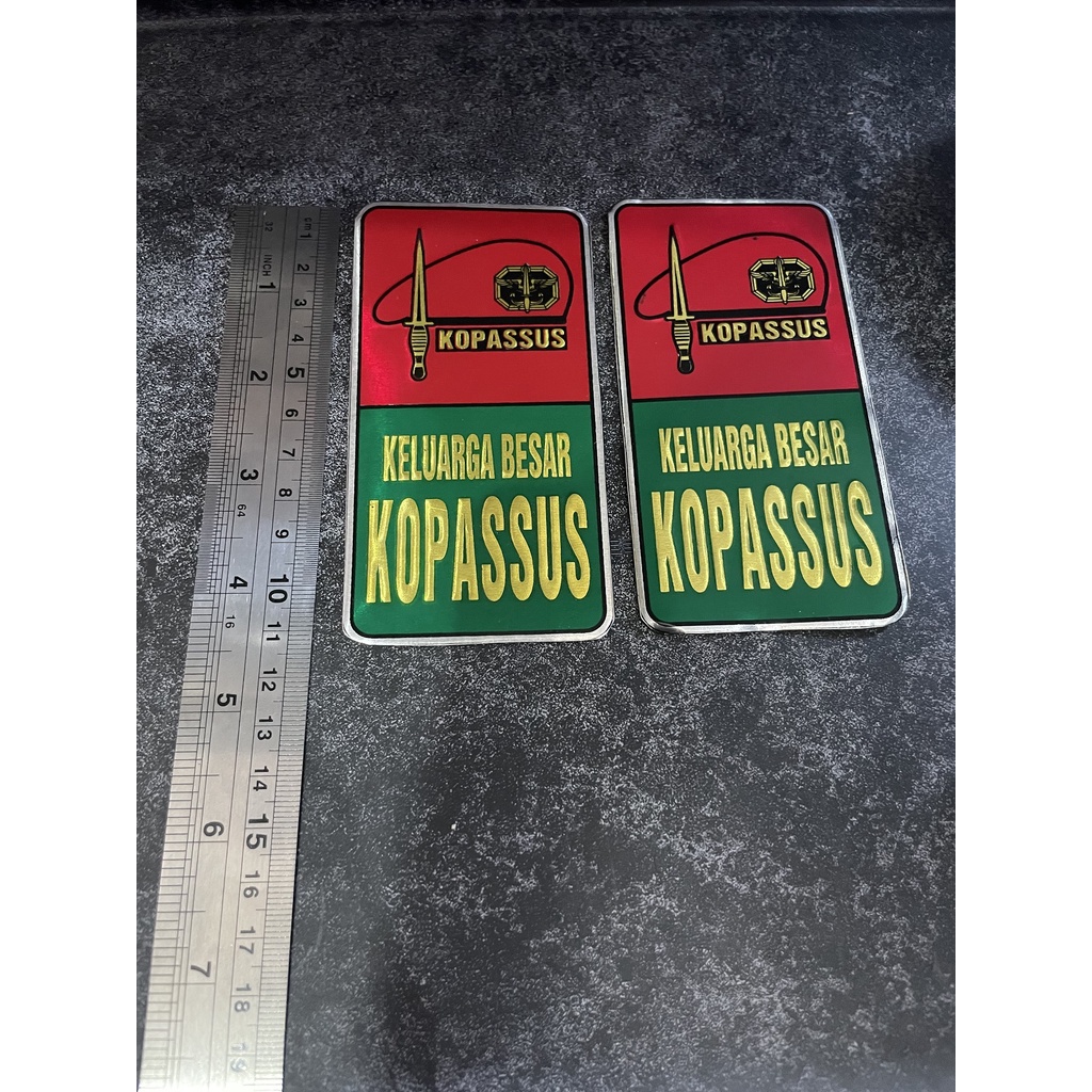 Sticker Kopassus - Stiker Kopassus- Sticker Plat Kopassus- Stiker Plat Mobil Kopassus