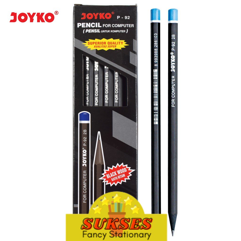 

Pencil / Pensil Joyko P-92 / 2B / 1 BOX 12 PCS