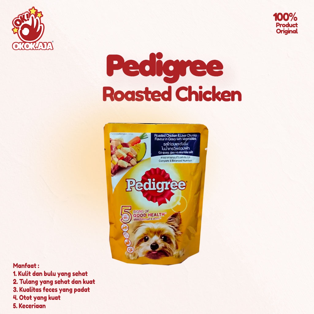 Makanan Anjing basah murah Pedigree pouch 80gr - Pedigree sachet murah