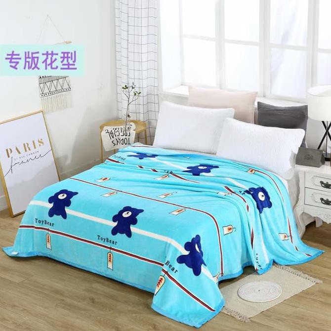 Selimut Bulu Tebal Karakter