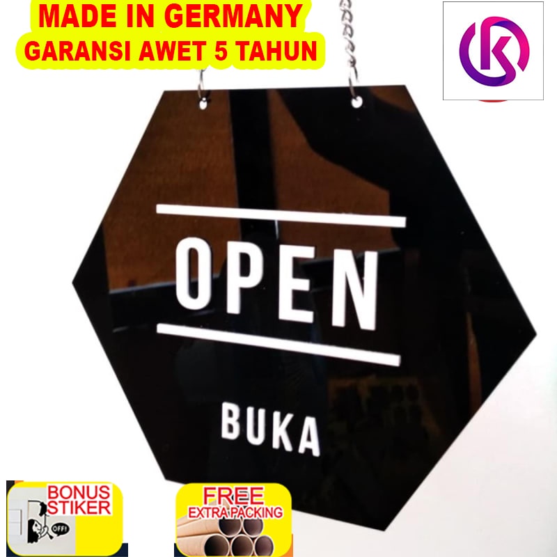 

Grosir Open Closed Hexagon Signage | Sign Board Akrilik Timbul