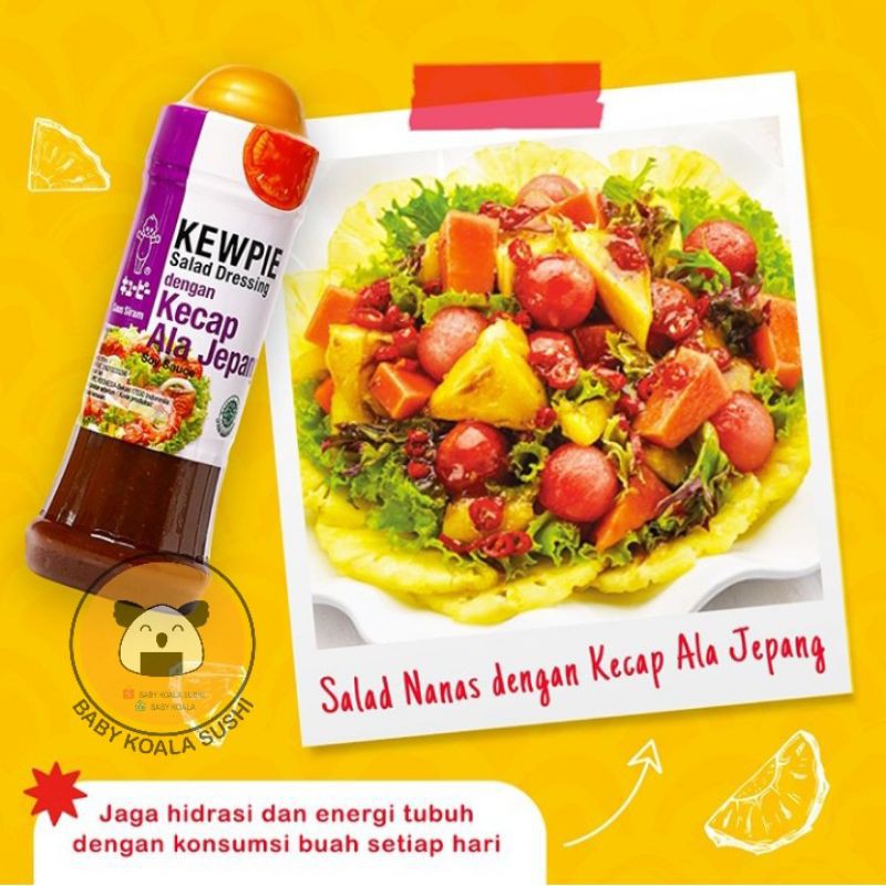 KEWPIE Salad Dressing 200 ml Caesar, Tomat Pedas, Thousand Island, Kecap Jepang, Wijen Sangrai