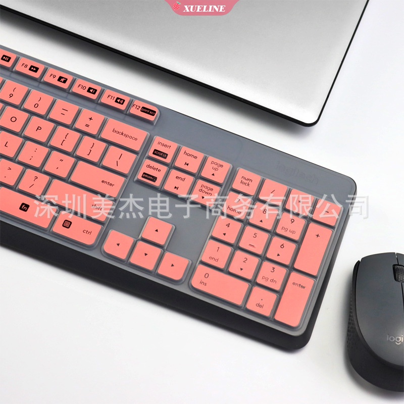 Casing Pelindung Keyboard Logitech MK315 MK235 K375 Universal Bahan Silikon Tahan Air Dan Debu