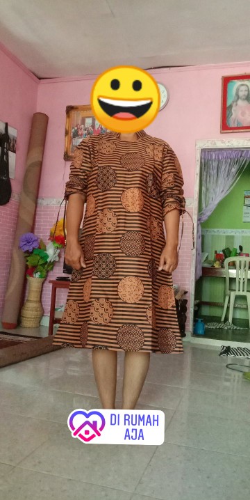 Tunik Batik Coklatan