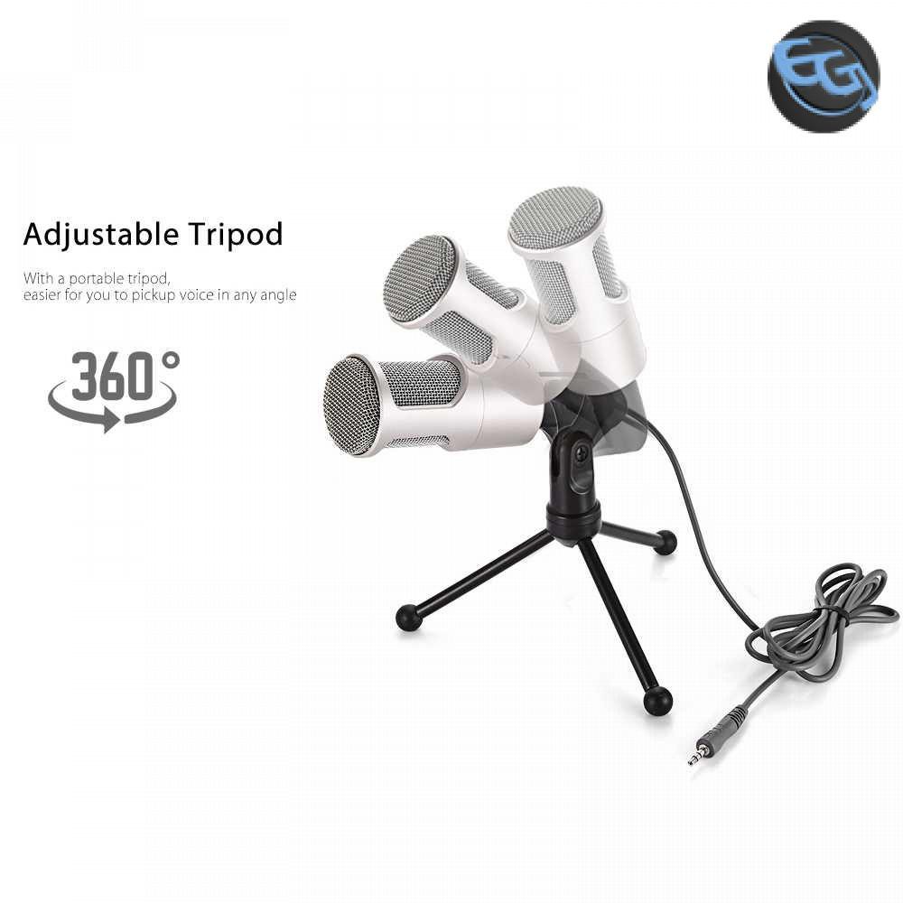 EGJ - Yanmai Omnidirectional Condenser Microphone with Stand - SF-960B [Gold]-4