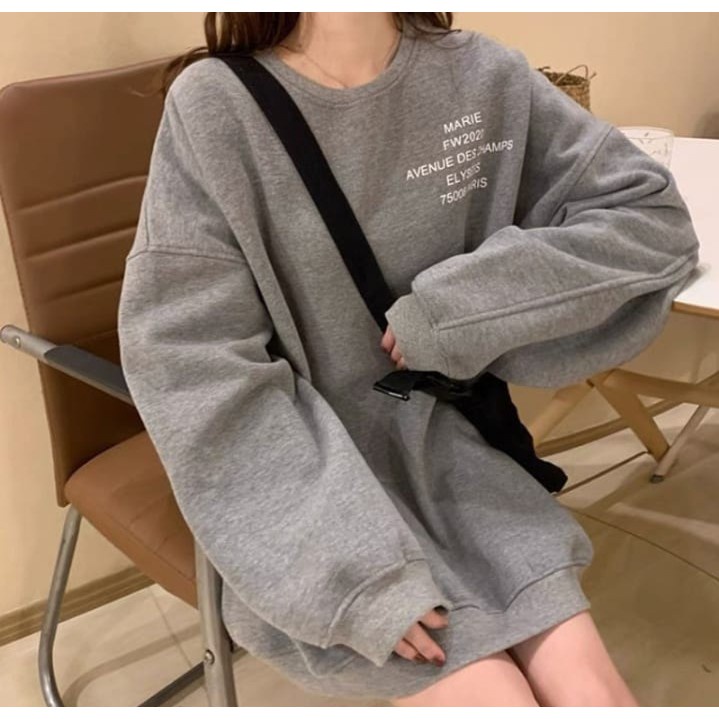 MARIE FW2020 SWEATER OVERSIZE WANITA SWEATER MURAH SWITER UNISEX WANITA PRIA FASHION STYLE WANITA