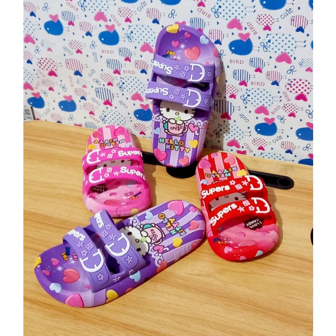 sandal anak cewek/sandal anak cewek katakter hello kitty