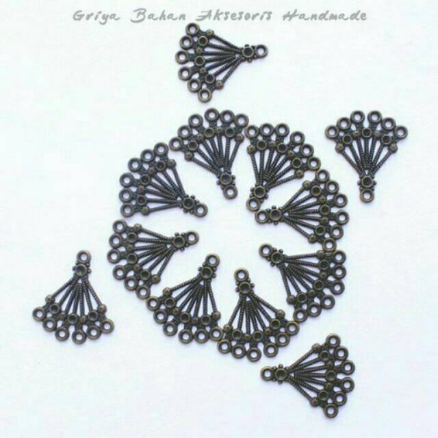 Rangka Anting Lubang || Bahan Anting || Bahan Aksesoris Handmade