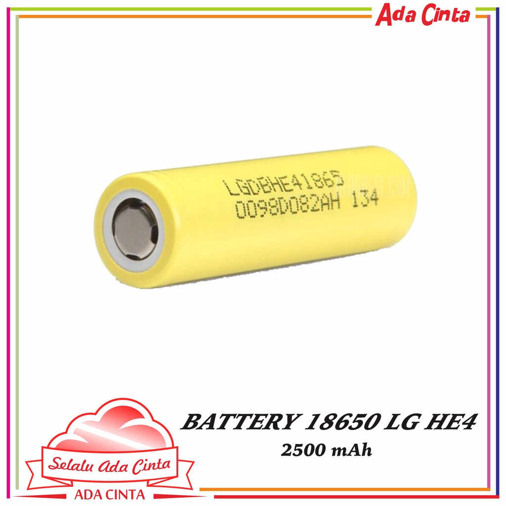 BATERAI 18650 LG HE4 2500mAh clone