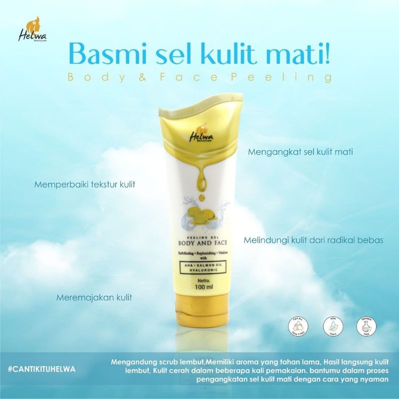 BODY & FACE PEELING GEL HELWA