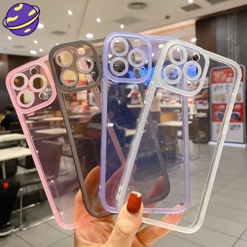 Soft Case Tpu Transparan Motif Mata Pupil Glitter Untuk Iphone 13 12 11 Pro X Xs Max 7 8 Plus