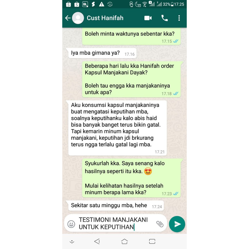 MANJAKANI DAYAK Obat Herbal Atasi Keputihan, Bau & Gatal Miss V / Kewanitaan Rapet Wangi Keset BPOM-6