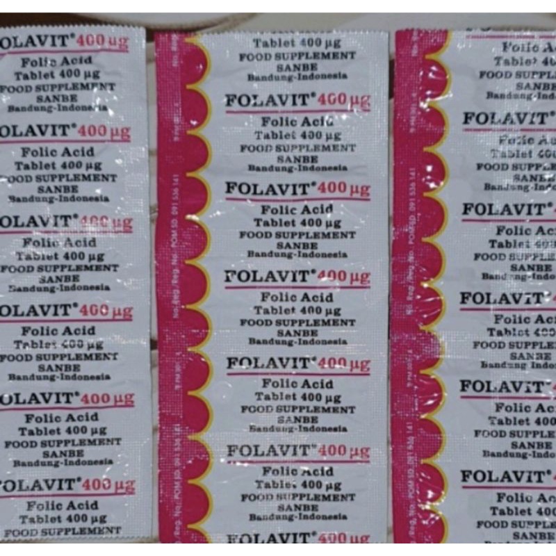 folavit 400mg strip