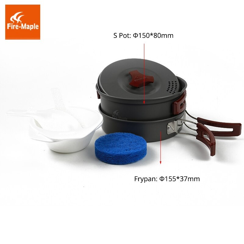 Cooking Set Firemaple FMC-203 Nesting Alat Masak Camping 1-2P