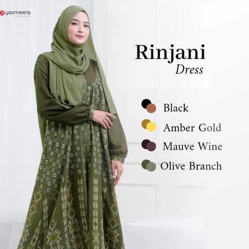 Gamis Yasmeera Rinjani Dress Terbaru Yasmeraa