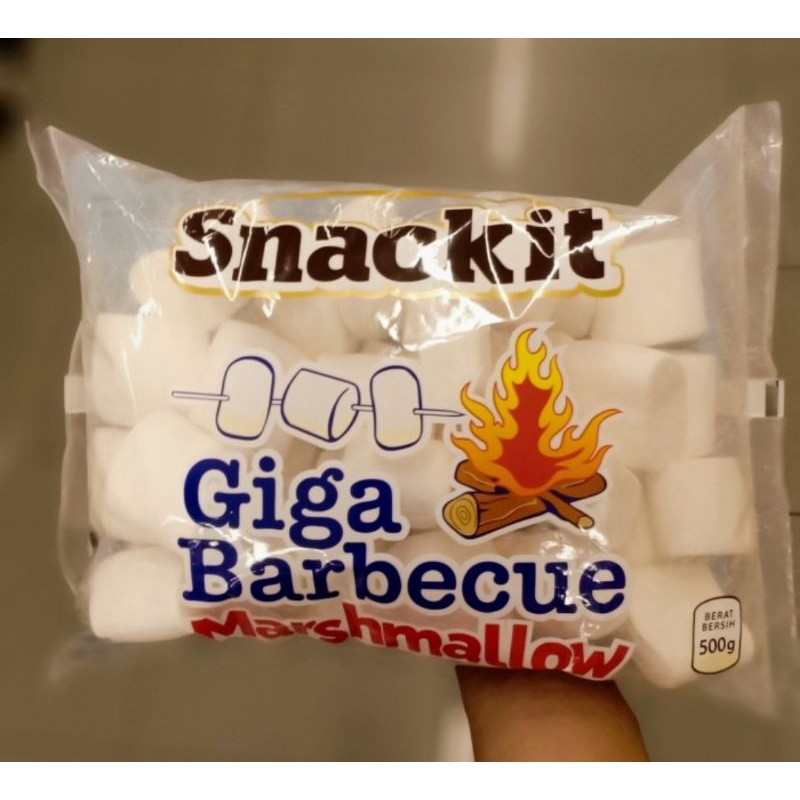 

Halal Giga Size Marshmallow Barbecue Camp Fire Besar Jumbo Marshmellow 500g Snackit Snack It CAMPFIRE Snek BBQ BIG