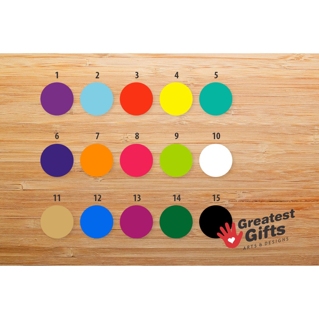 

Color Code Circle Dot Label Sticker 2 cm