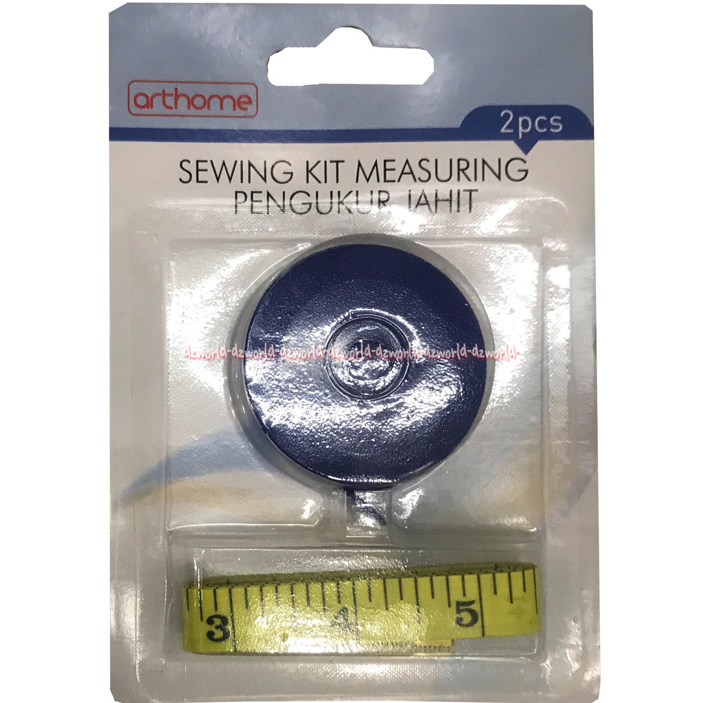 Arthome Sewing Kits Measuring Centimeter Gulung Alat Ukur Meteran untuk Jahit Pengukur jahitan Centi Meter