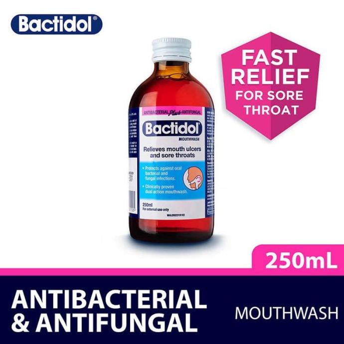 Bactidol Mouthwash, 250ml (SINGAPORE)