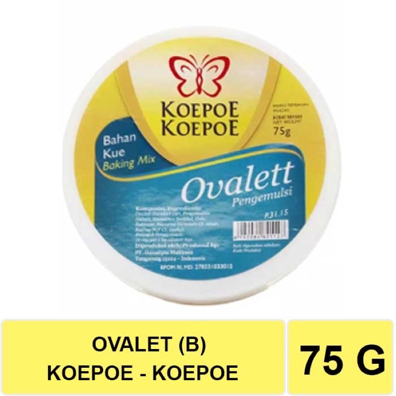 

Pengemulsi / Ovalett Koepoe Koepoe - 75 gram