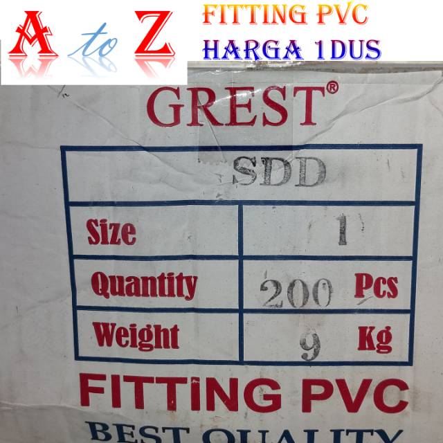 sdd 1 in/sock drat dalam 1 inch/sdd pvc 1"