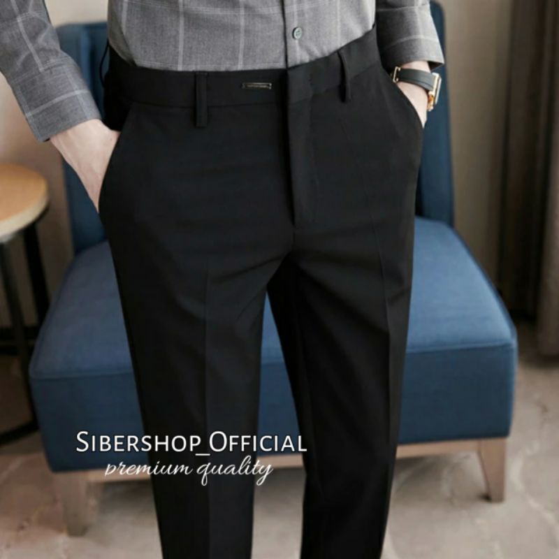 TERLARIS Celana Bahan Kantor Kerja Formal Pria Slimfit Size 27-38