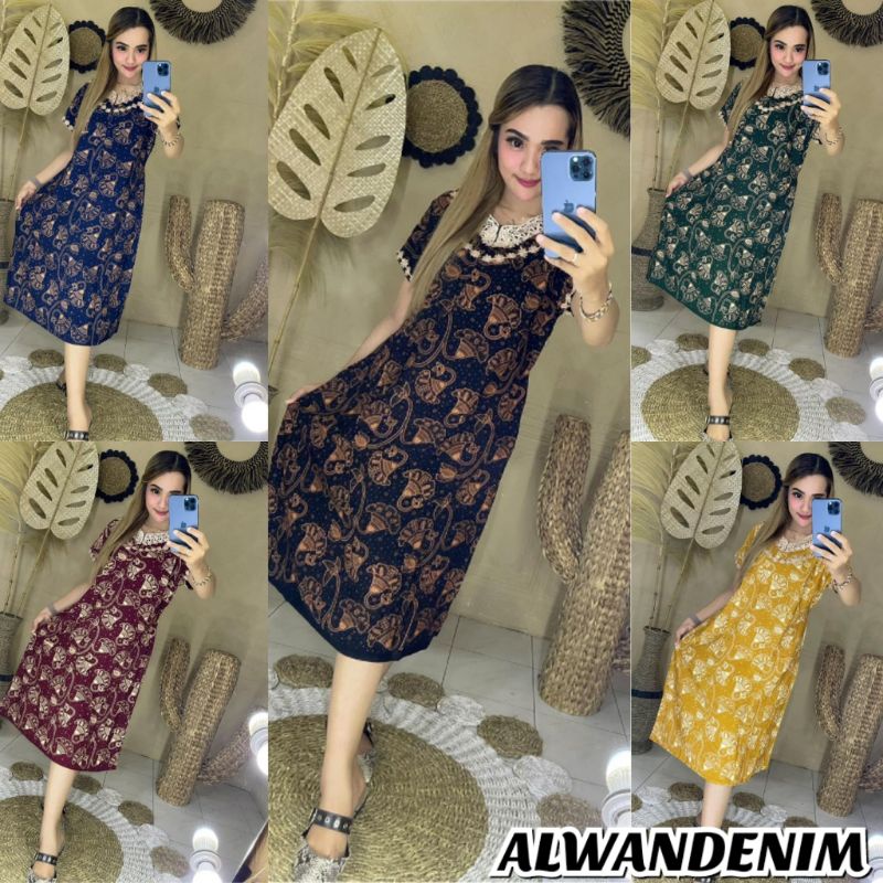 DASTER ARAB LONG ABSTRAK  / RESLETING BUSUI / RENDA MILO ORI /SANTUNG SUPER-LAMPU HIAS MH