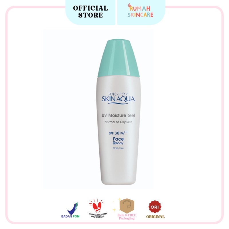 SKIN AQUA - Sunscreen UV Moisture Gel SPF 30++ Sun Screen Wajah, Tabir Surya