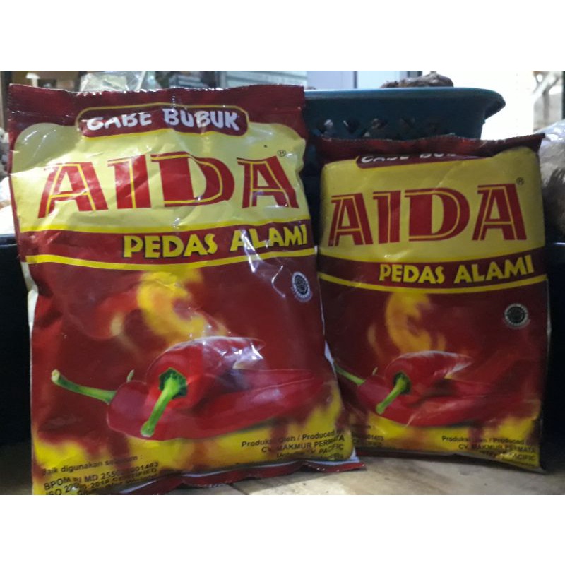 

Aida cabe bubuk/bumbu instan/cabe giling 500gr