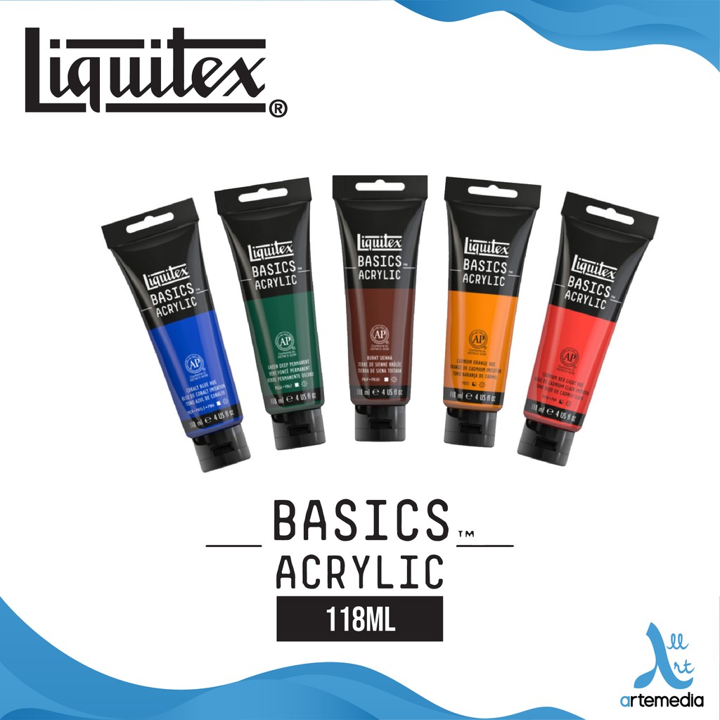 

Liquitex Basics 118ml Acrylic Color Paint - 01/02