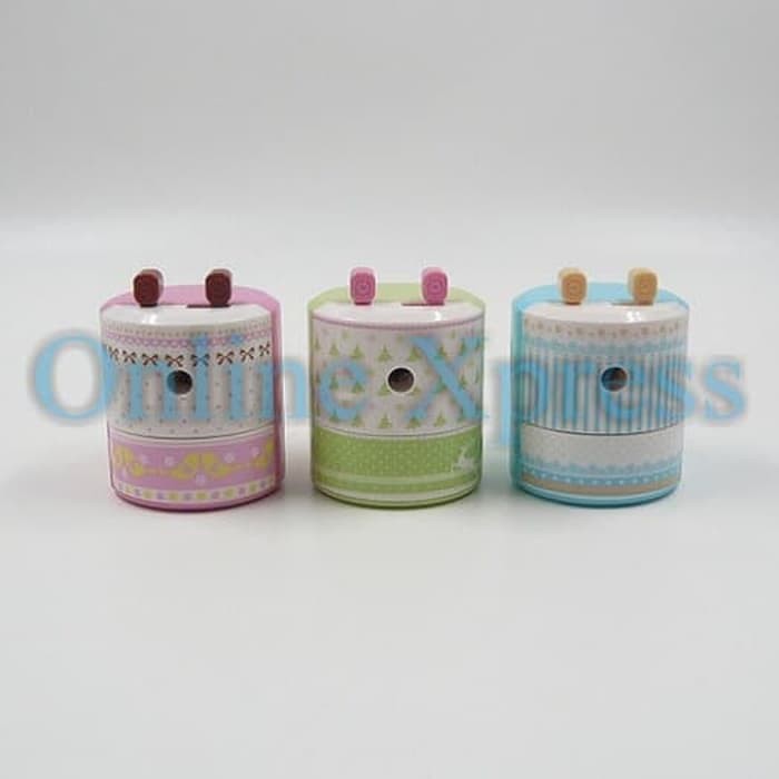 

Rautan Putar Meja / Serutan Meja Putar / Sharpener 803 Lovely Combo
