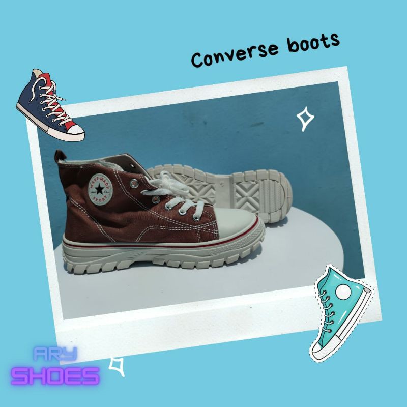 Converse boots korean style