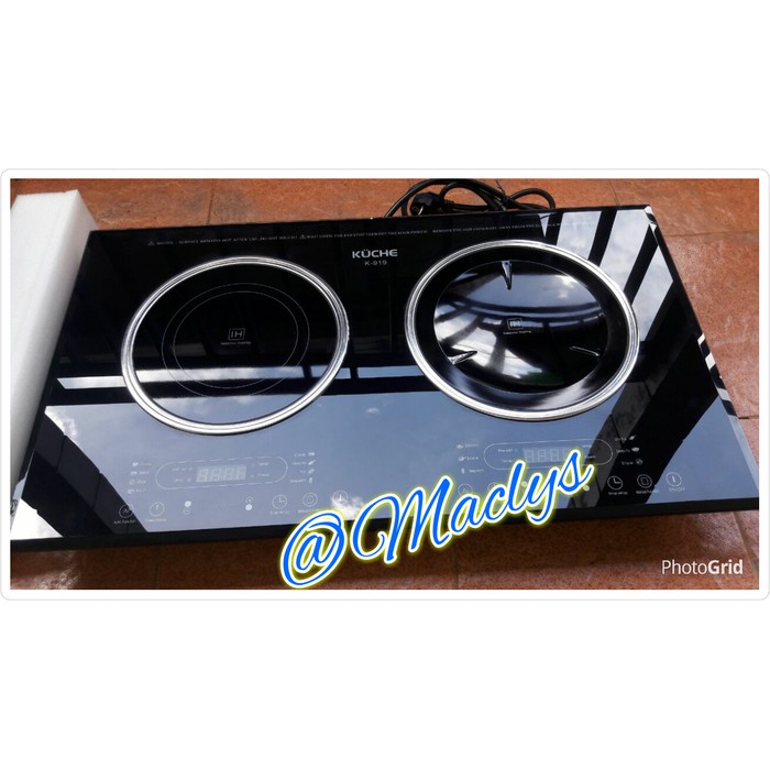 kompor induksi 2 tungku /kuche k-919/kuche