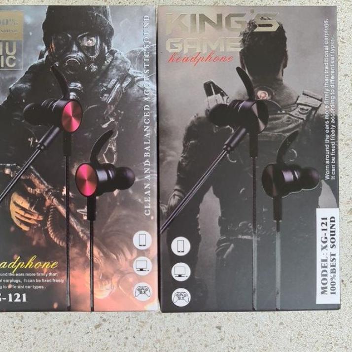 Handsfree Headseat Earphone MOBILLE GAMING In Ear XG 120 121 With Mic