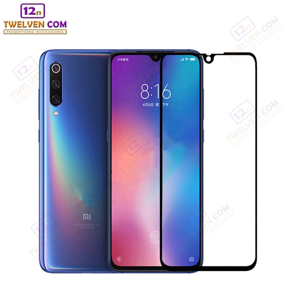 [FLASH SALE] zenBlade 5D Full Cover Tempered Glass Xiaomi Mi 9 - Hitam