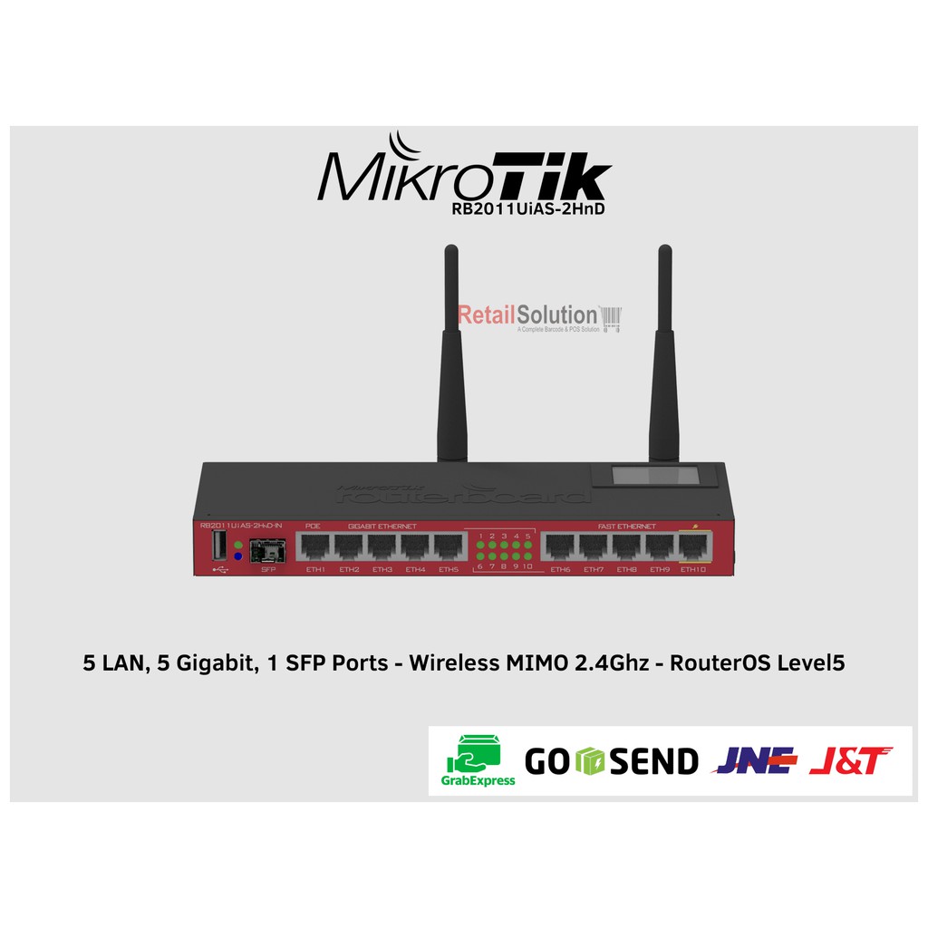 Mikrotik Routerboard RB2011UiAS-2HnD IN (Wireless)