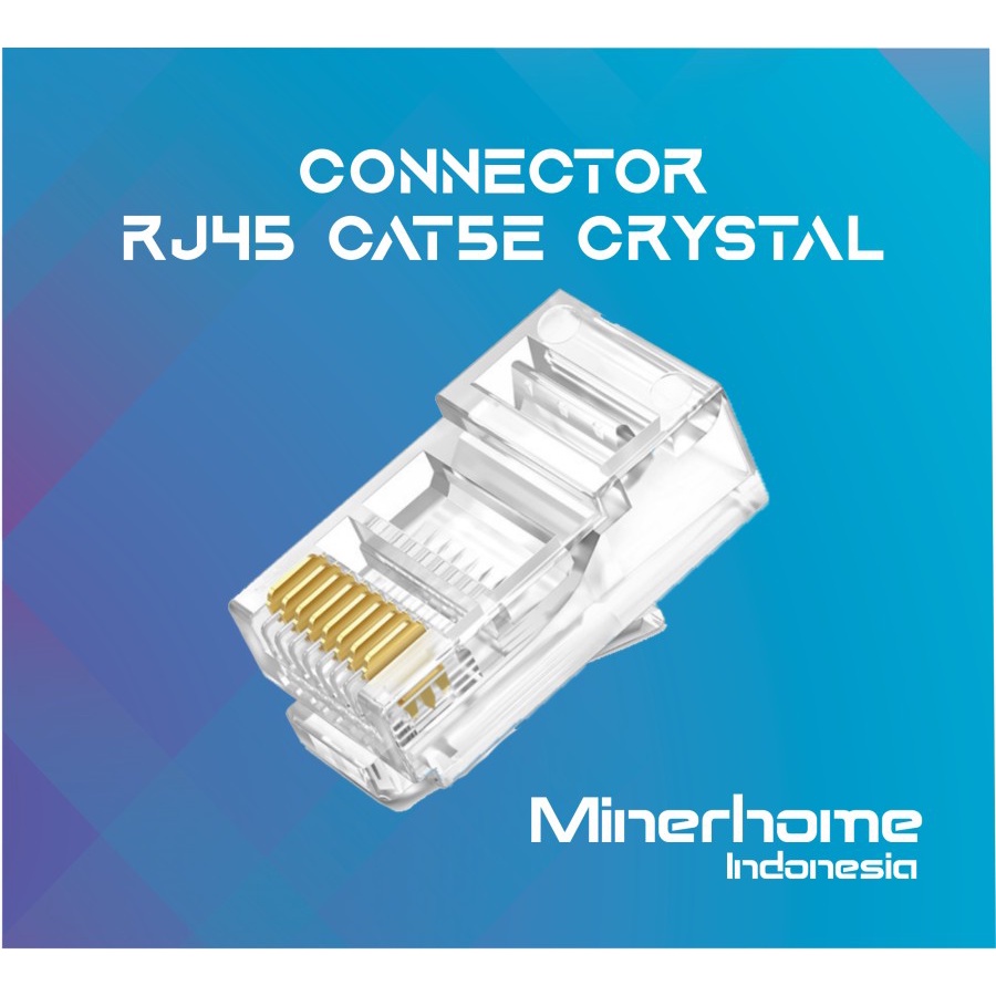 Konektor LAN Connector RJ45 Cat5e Modular Plug Ethernet