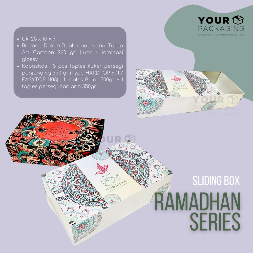 

Dus 3 toples / Kemasan Kue Lebaran / Packaging Lebaran Idul Fitri 25x15x7 / Dus untuk Toples Kue Kering Lebaran / Kemasan Idul Fitri