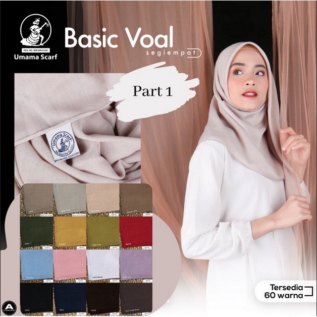 Godiva96 - UMAMA BASIC VOAL HIJAB PART 2 / JILBAB MEDAN