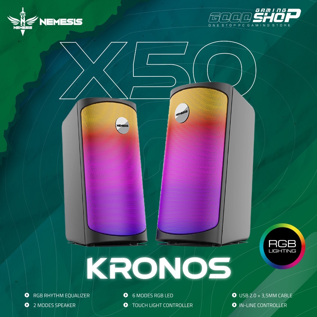 NYK Nemesis X50 Kronos RGB dual mode - Gaming Speaker