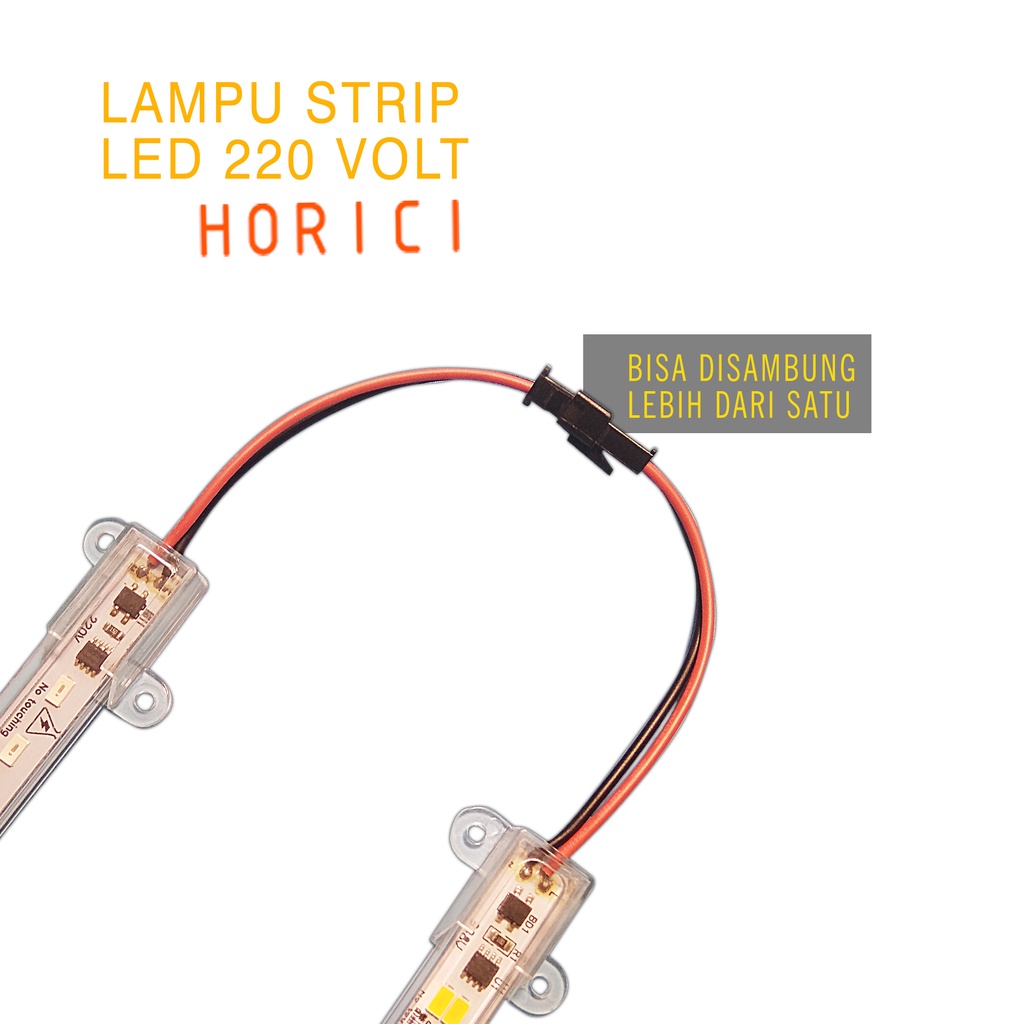 LAMPU LED STRIP Tube Light AC220V  TUBE BAR LAMP 100CM Dekorasi Rumah