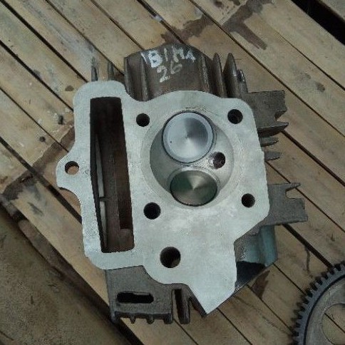 Cylinder head silinder kop honda WIN astrea grand legenda supra EX5 custom sudut kelep sonic 24 28