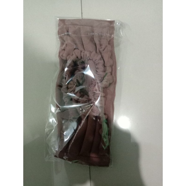 masker serut anak polos