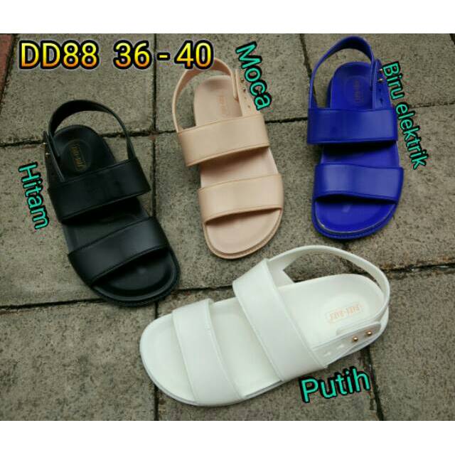  Jelly  Sandal  bara  bara  sepatu sendal wanita tali sandal  