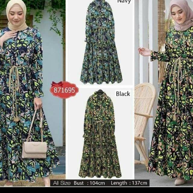 Gamis flower ORI by extu