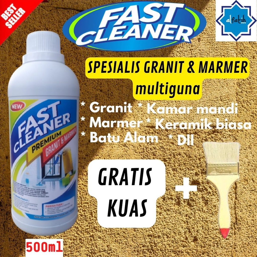 FAST CLEANER PREMIUM spesialis Pembersih Granit Pembersih Marmer kualitas terbaik serbaguna penghila