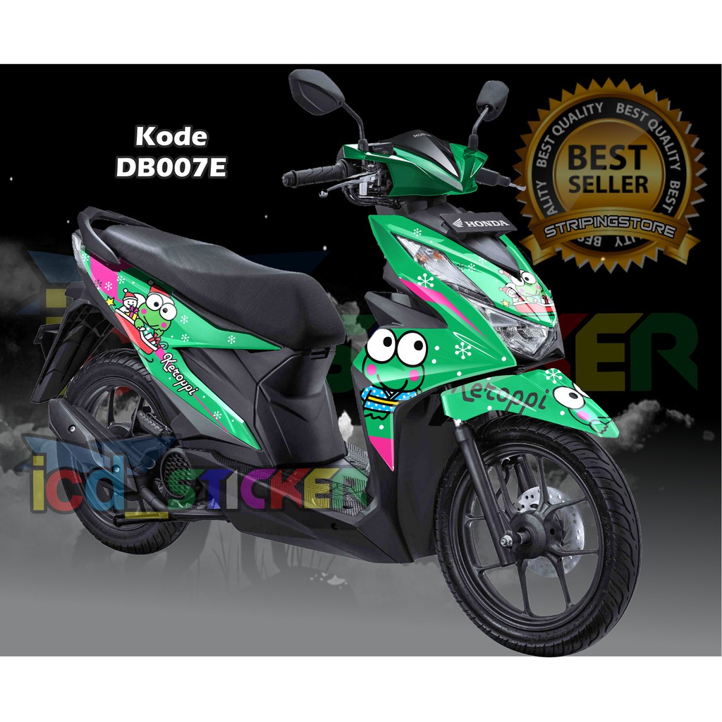 Jual decal beat keropi / sicker honda beat keropi full body | Shopee