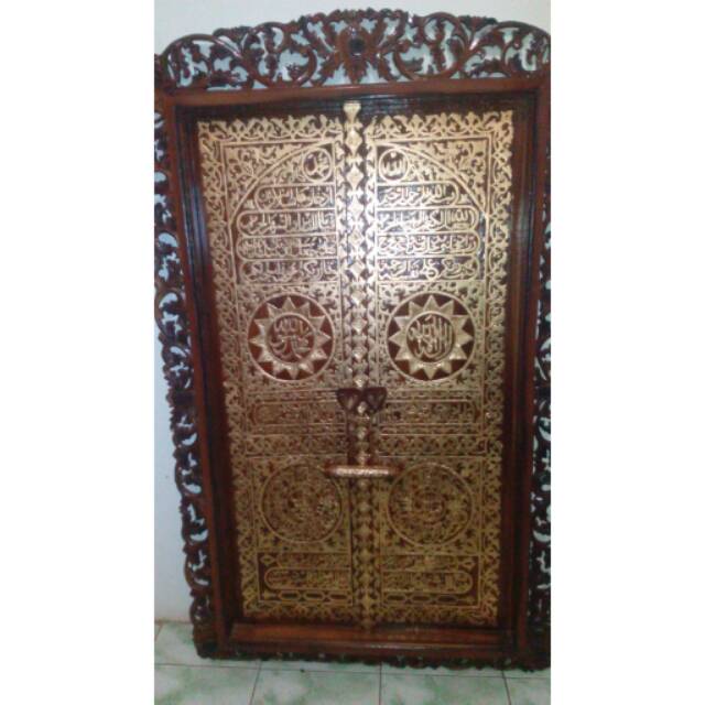 Kaligrafi pintu Kabah 90×150CM