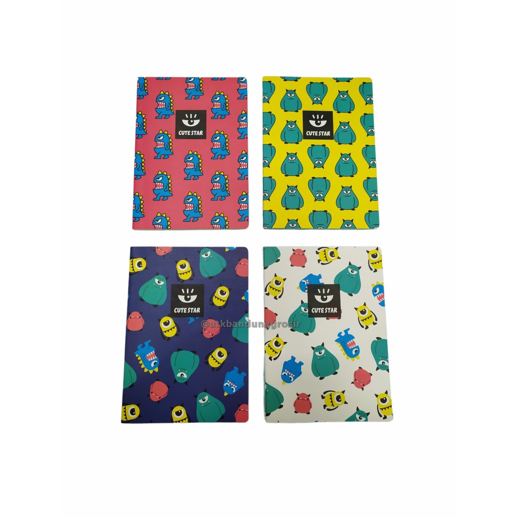 

Buku Tulis Notebook Impor Languo LG-20748 CUTE STAR Ukuran Boxy B5 – Satuan