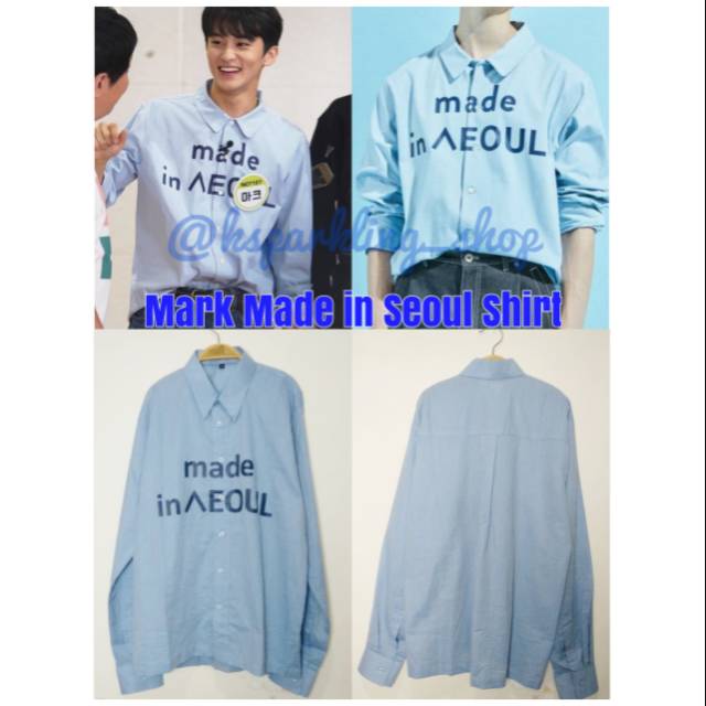 Mark Made in Seoul Shirt, Kemeja NCT